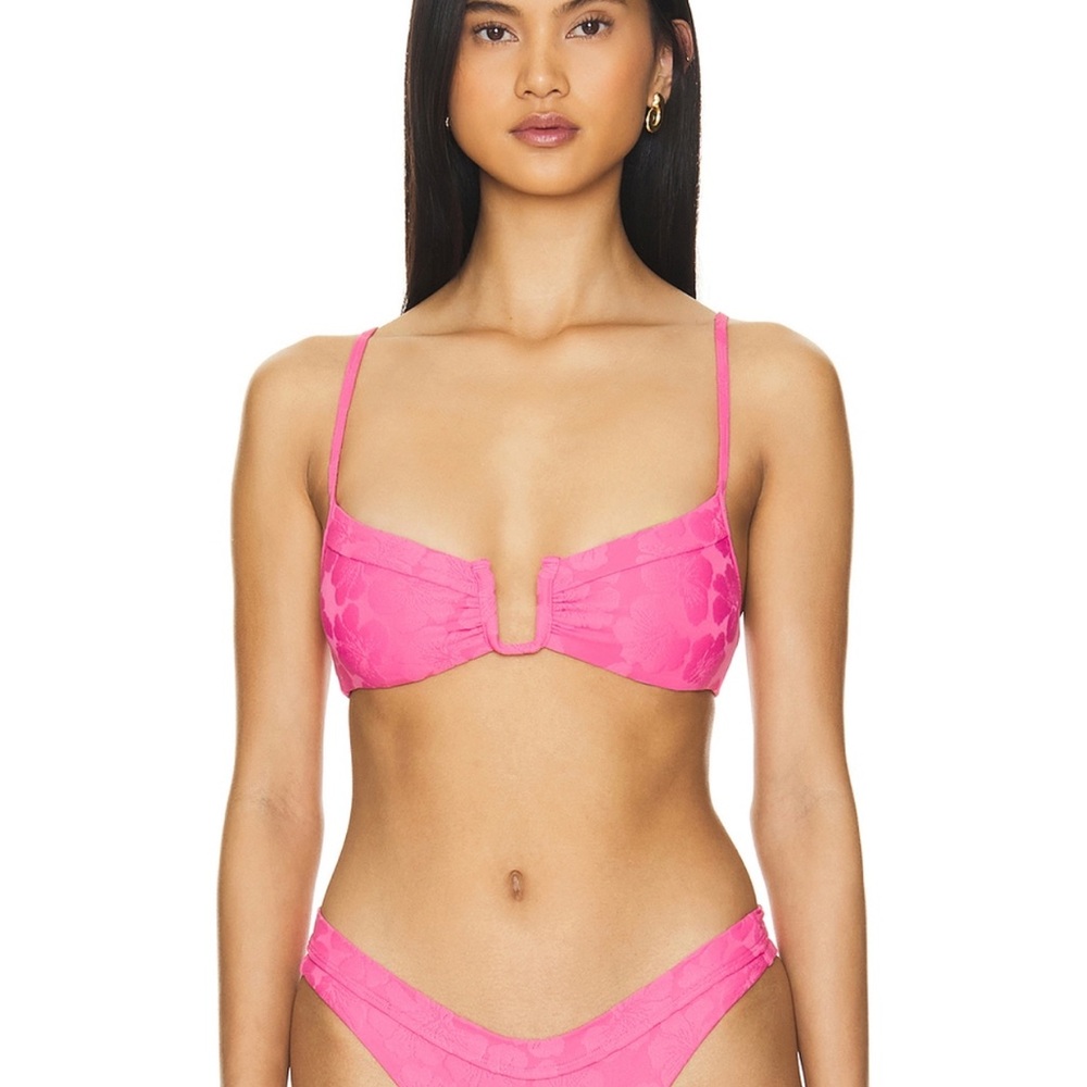 L*space Peyton Bikini Top in Cosmo (small)
